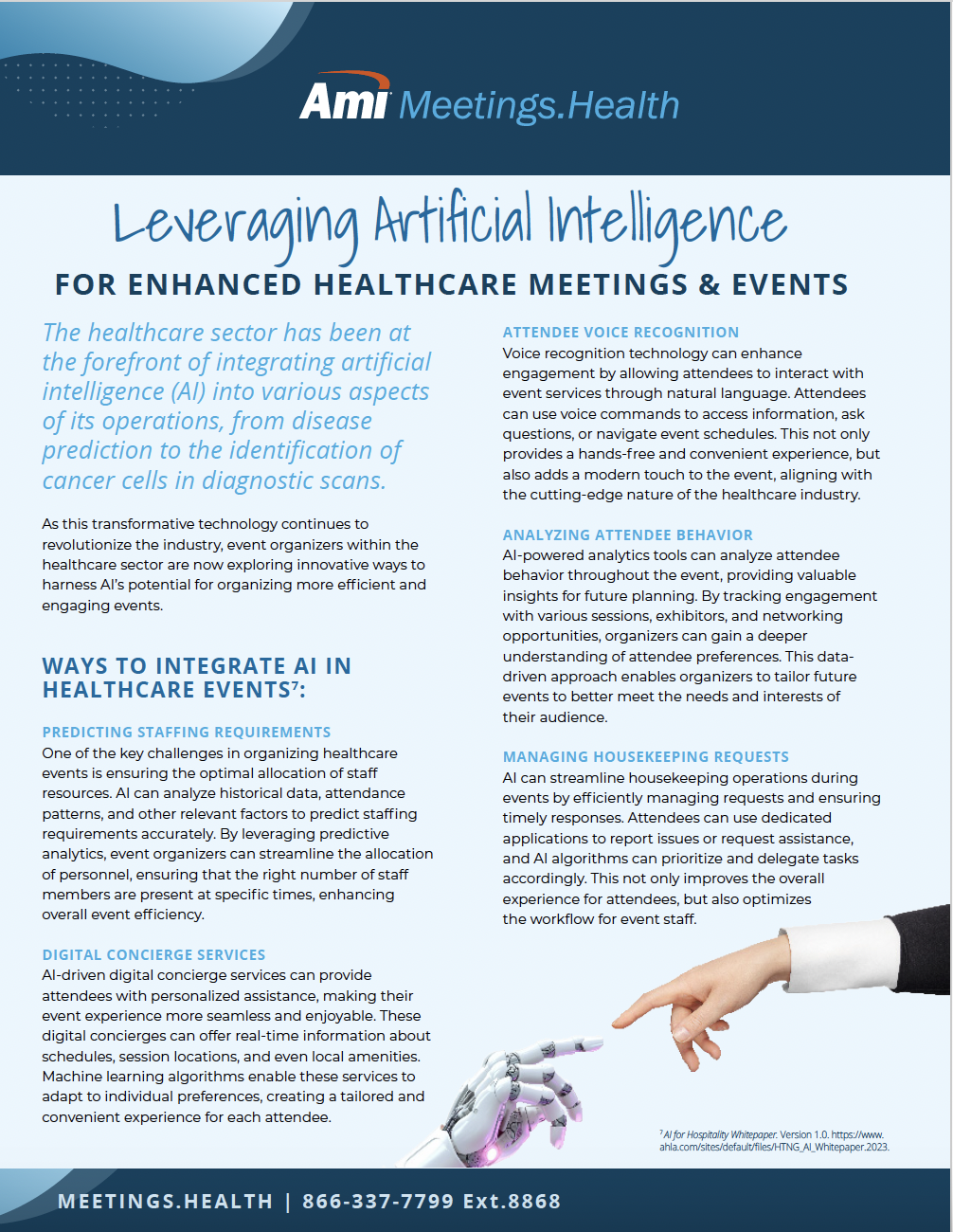 AI in healthcare events